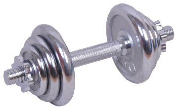 Spartan nakládací činka 1 x 10 kg chromová