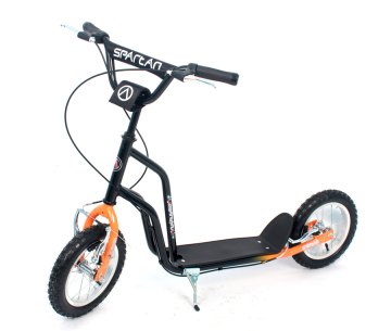 Koloběžka SPARTAN PREMIUM černo-oranžová