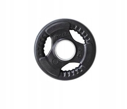 Pogumovaný olympijský kotouč SPARTAN TRI GRIP 1,25 kg