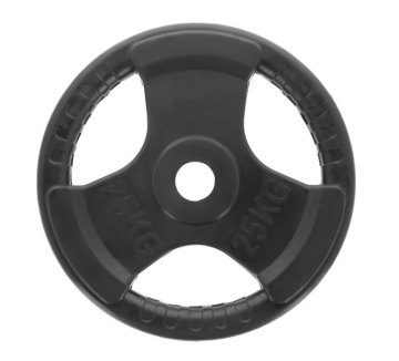Pogumovaný olympijský kotouč SPARTAN TRI GRIP 25 kg