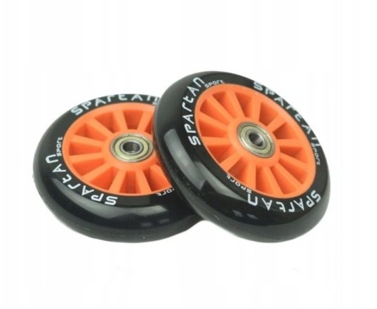 Kolečka na koloběžku SPARTAN Stunt 100 mm oranžová