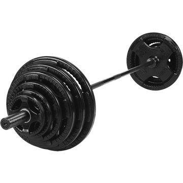 Olympijský činkový set SPARTAN 130 kg - pogumovaný