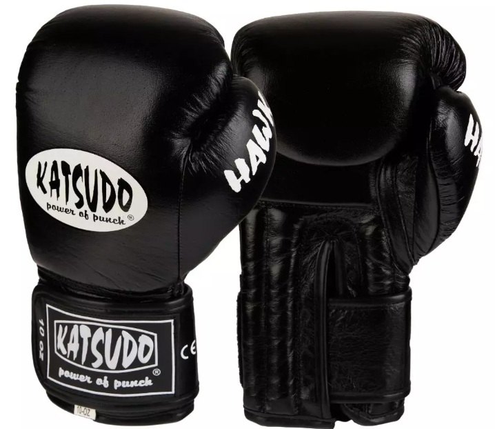 Boxovací rukavice Katsudo HAWK černé