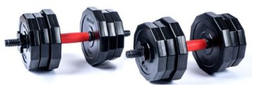 SPARTAN Jednoruční činkový set 2 x 10 kg