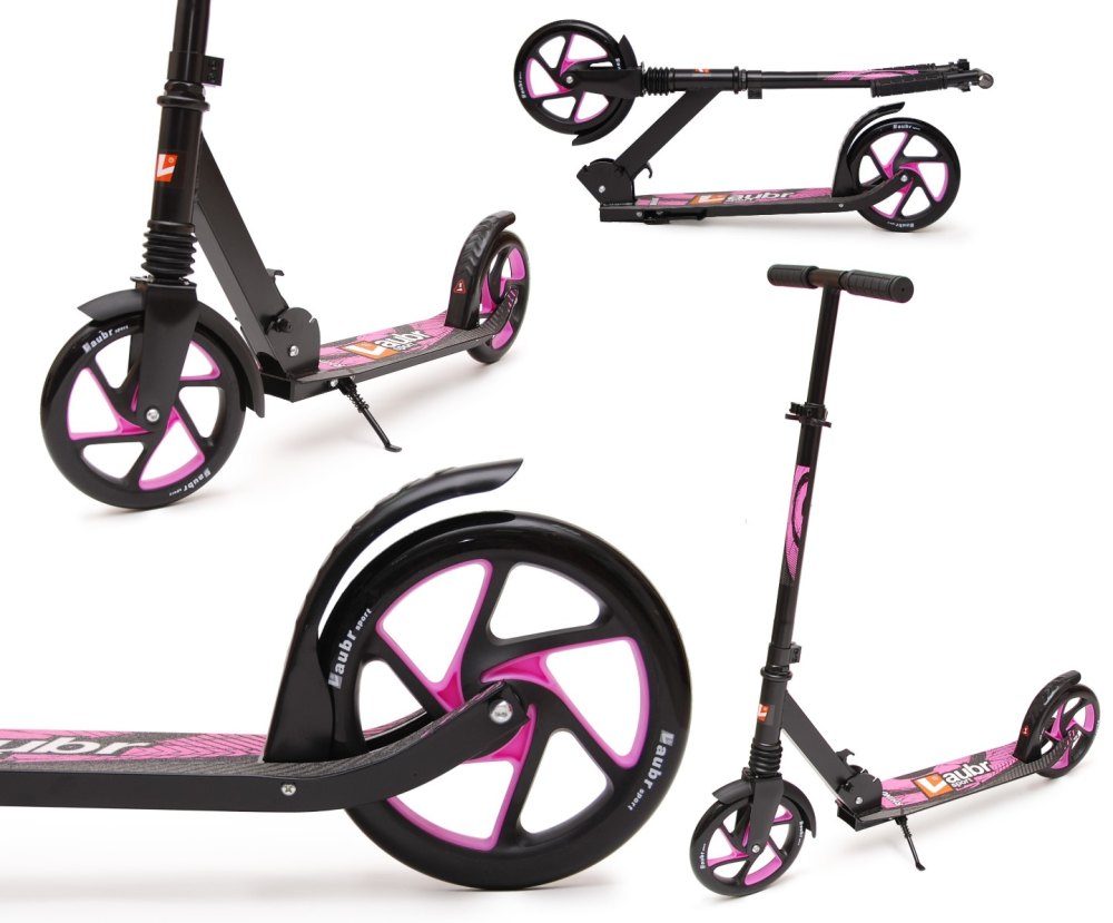 Koloběžka LAUBR RHINO VIOLET 200 mm odpružená