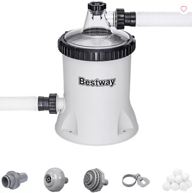 Bestway 58870 Bazénové filtrační čerpadlo 5678 l/h + Polysphere filtrační kuličky v ceně