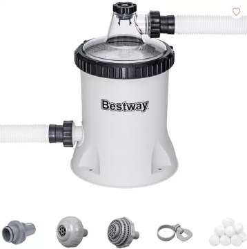 Bestway 58870 Bazénové filtrační čerpadlo 5678 l/h + Polysphere filtrační kuličky v ceně
