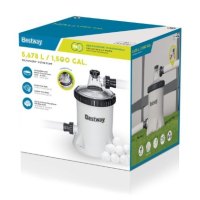 Bestway 58870 Bazénové filtrační čerpadlo 5678 l/h + Polysphere filtrační kuličky v ceně