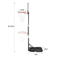Basketbalový koš NILS ZDK001