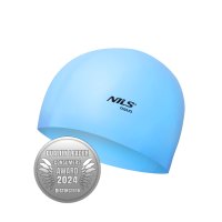 Silikonová čepice NILS Aqua NQC BL01 světlemodrá