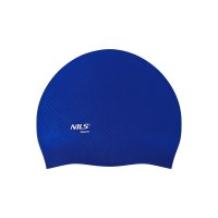 Silikonová čepice NILS Aqua NQC Dots tmavěmodrá