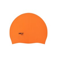 Silikonová čepice NILS Aqua NQC Dots oranžová