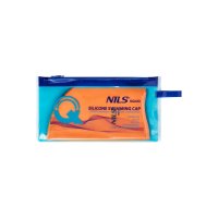 Silikonová čepice NILS Aqua NQC Dots oranžová