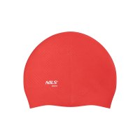 Silikonová čepice NILS Aqua NQC Dots červená