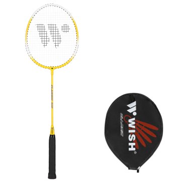 Badmintonová raketa WISH Alumtec 215 žlutá