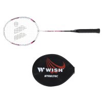 Badmintonová raketa WISH Steeltec 9, červená