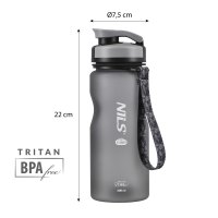 Tritanová láhev na pití NILS Camp NC1740 600 ml černá