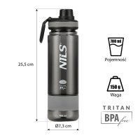 Tritanová láhev na pití NILS Camp NCD07 700 ml