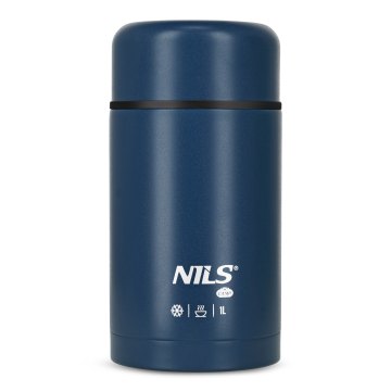 Termoska na jídlo NILS Camp NC3802 modrá 1000 ml