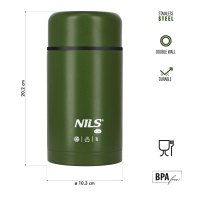 Termoska na jídlo NILS Camp NC3802 zelená 1000 ml