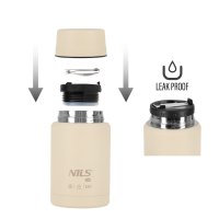 Termoska na jídlo NILS Camp NC3807 béžová 550 ml