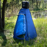 Skládací převlékací/sprchovací kabina NILS Camp NC1706 modrá