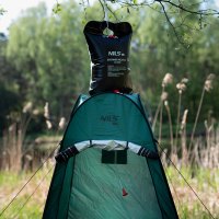 Skládací převlékací/sprchovací kabina NILS Camp NC1706 zelená