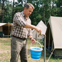 Skládací kbelík NILS Camp NC1731 modrý 10 l