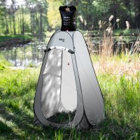 Skládací převlékací/sprchovací kabina NILS Camp NC1706 šedá