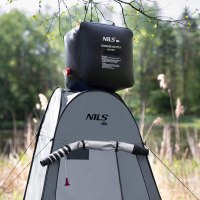 Skládací převlékací/sprchovací kabina NILS Camp NC1706 šedá