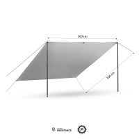Cestovní plachta / tarp NILS Camp NC17107 zelená