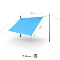 Cestovní plachta / tarp NILS Camp NC17111 modrá