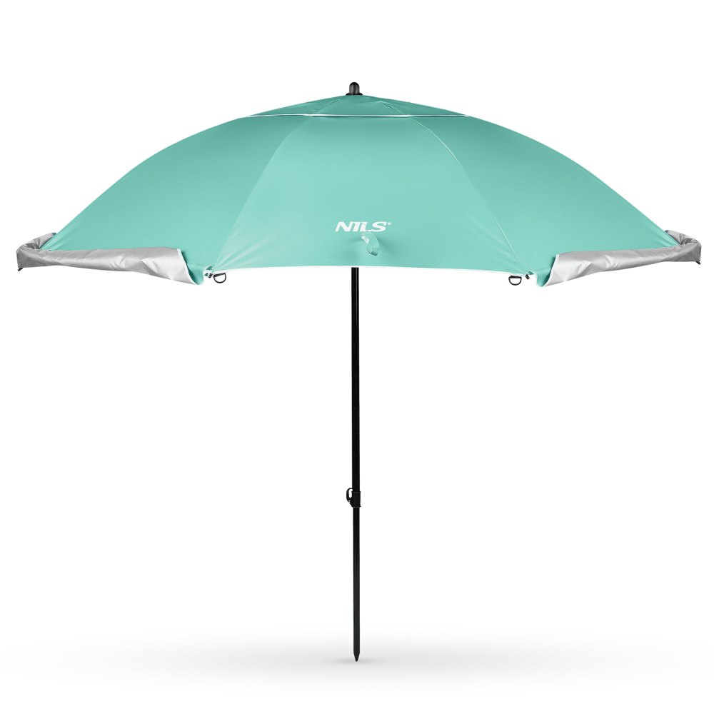 Plážový slunečník / paraván NILS Camp NC17114 240 cm zelený