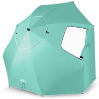 Plážový slunečník / paraván NILS Camp NC17114 240 cm zelený
