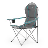 Skládací křeslo NILS Camp NC3080 světle-šedé