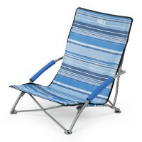 Plážové křeslo NILS NC3035 modro-bílé