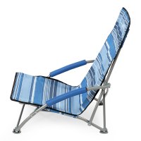 Plážové křeslo NILS NC3035 modro-bílé