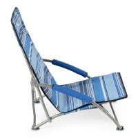 Plážové křeslo NILS NC3035 modro-bílé