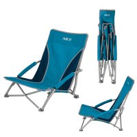 Plážové křeslo NILS NC3035 modro-šedé