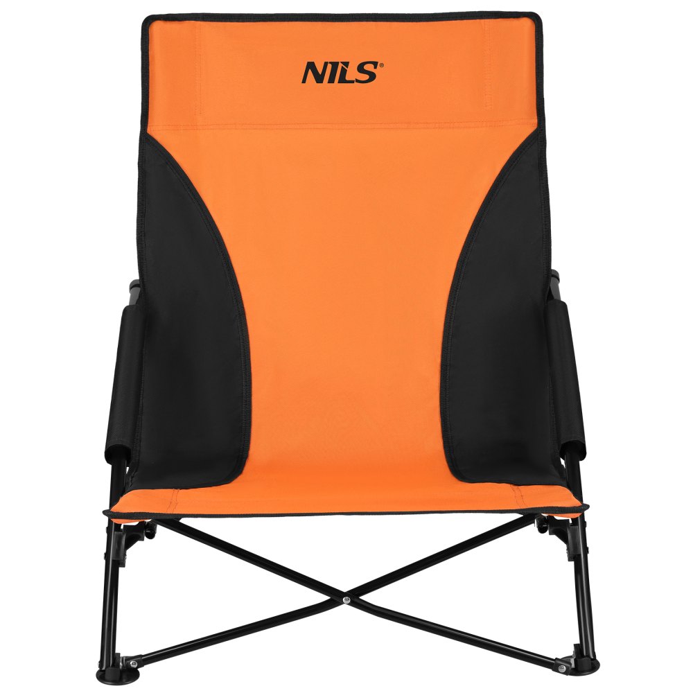 Plážové křeslo NILS NC3035 oranžovo-černé