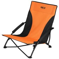 Plážové křeslo NILS NC3035 oranžovo-černé