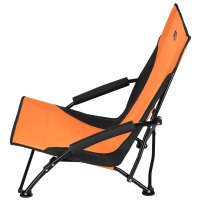Plážové křeslo NILS NC3035 oranžovo-černé