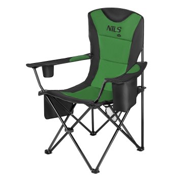 Skládací kempingové křeslo NILS Camp NC3501 zelené