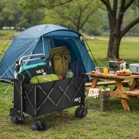 Kempingový vozík NILS Camp NC2604 XXL černý