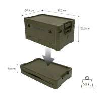 Skládací box s víkem NILS Camp NCB4001 32L
