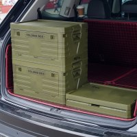 Skládací box s víkem NILS Camp NCB4004 50L zelený
