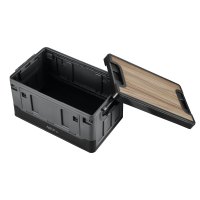 Skládací box NILS Camp NCB4601 2v1 s víkem a dřevěnou deskou 38 litrů