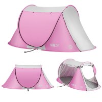 Plážový stan NILS Camp NC3043 růžový
