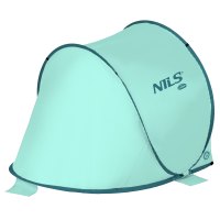 Samorozkládací plážový stan NILS Camp NC3173 mentolový
