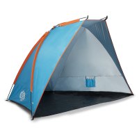 Plážový stan NILS Camp NC8030 modrý-oranžový